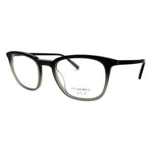 NEW MOREL men's 10150o square eyeglasses in grey fade